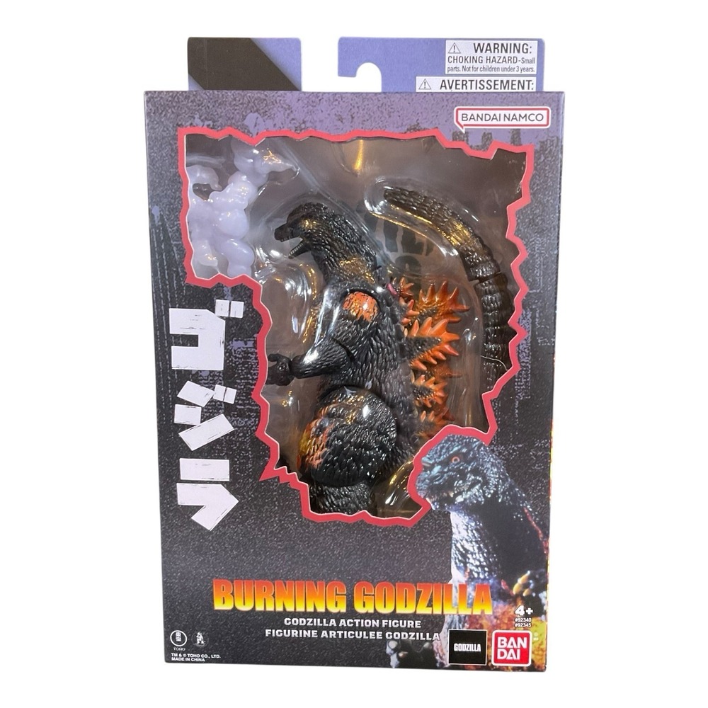 Bandai  Namco Burning Godzilla 6" Scale Action Figure New Win Hand
